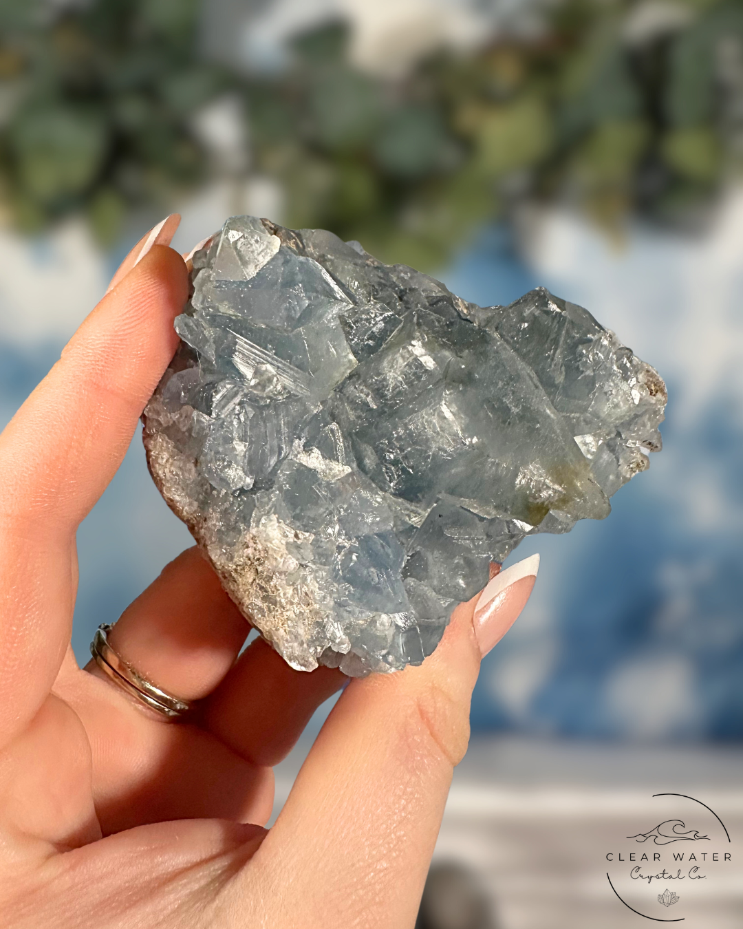 Celestite Clusters: Whispers of the Heavens