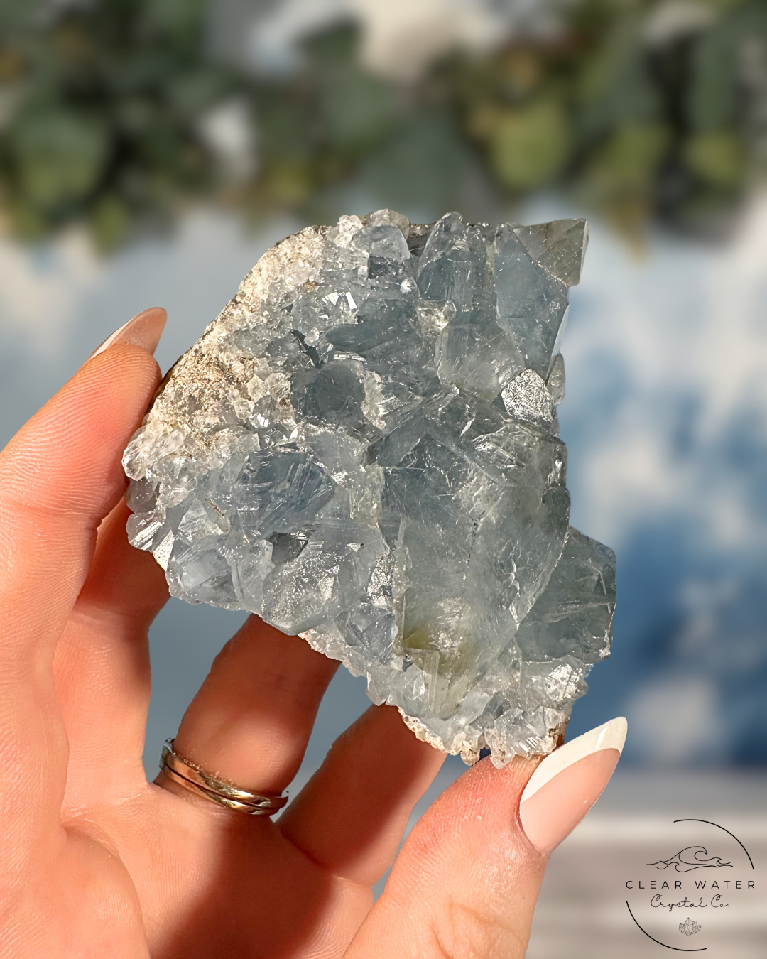 Celestite Clusters: Whispers of the Heavens