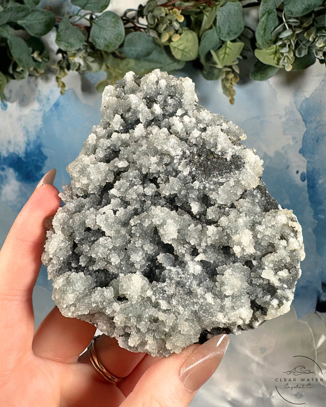 Chalcedony Cluster: Storm Clouds
