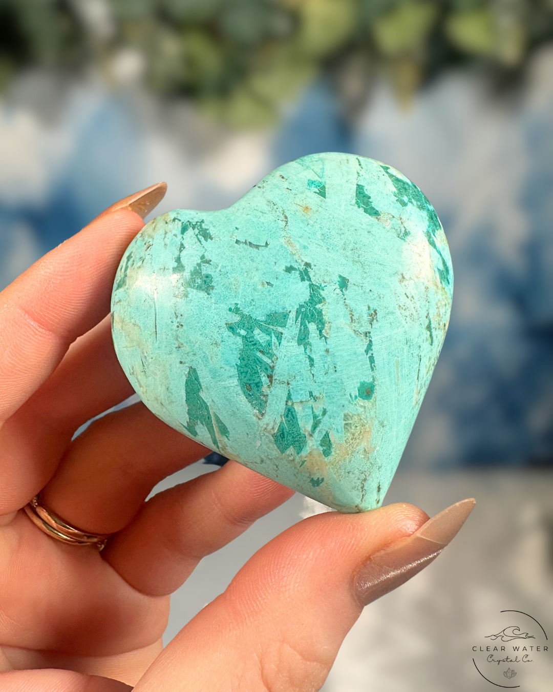 Peruvian Turquoise Hearts: Andean Serenity