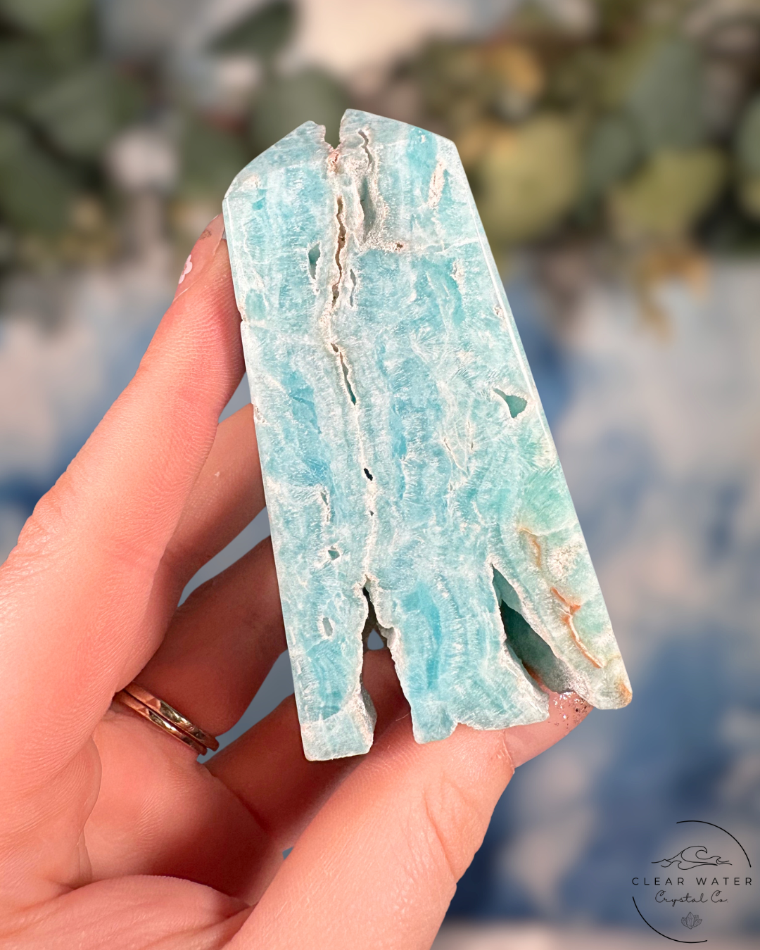 High-Grade Blue Aragonite Towers from Pakistan - Soothing Energy & Enhanced Communication