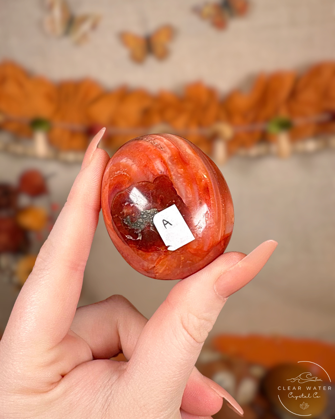 Carnelian Palmstone- Emberstone