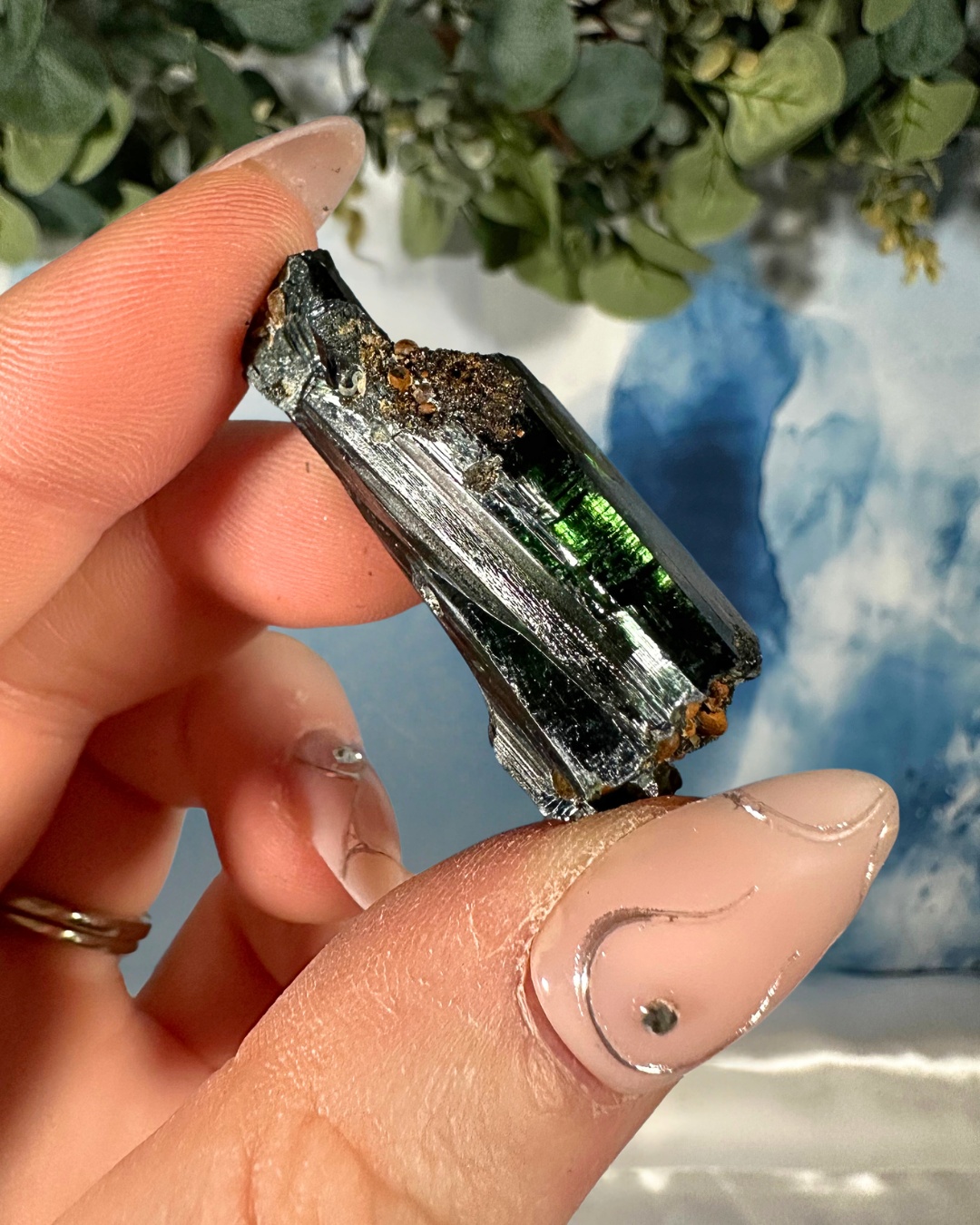 Vivianite Blades: Emerald Depths