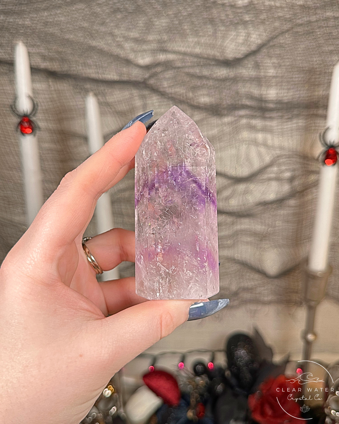 Brazilian Phantom Amethyst Towers