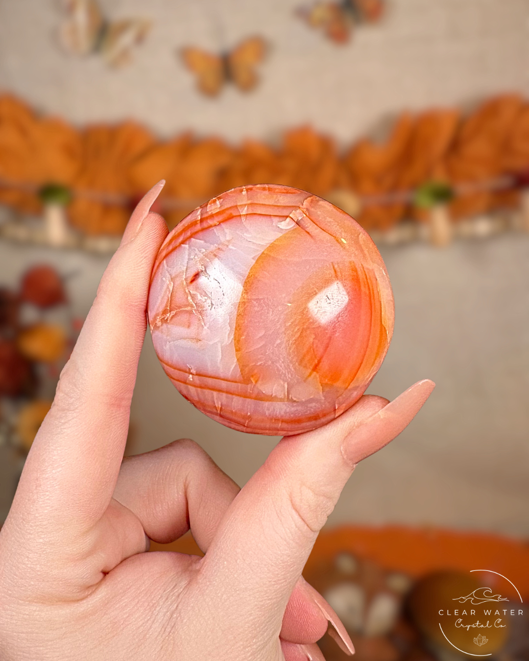 Carnelian Palmstone- Emberstone