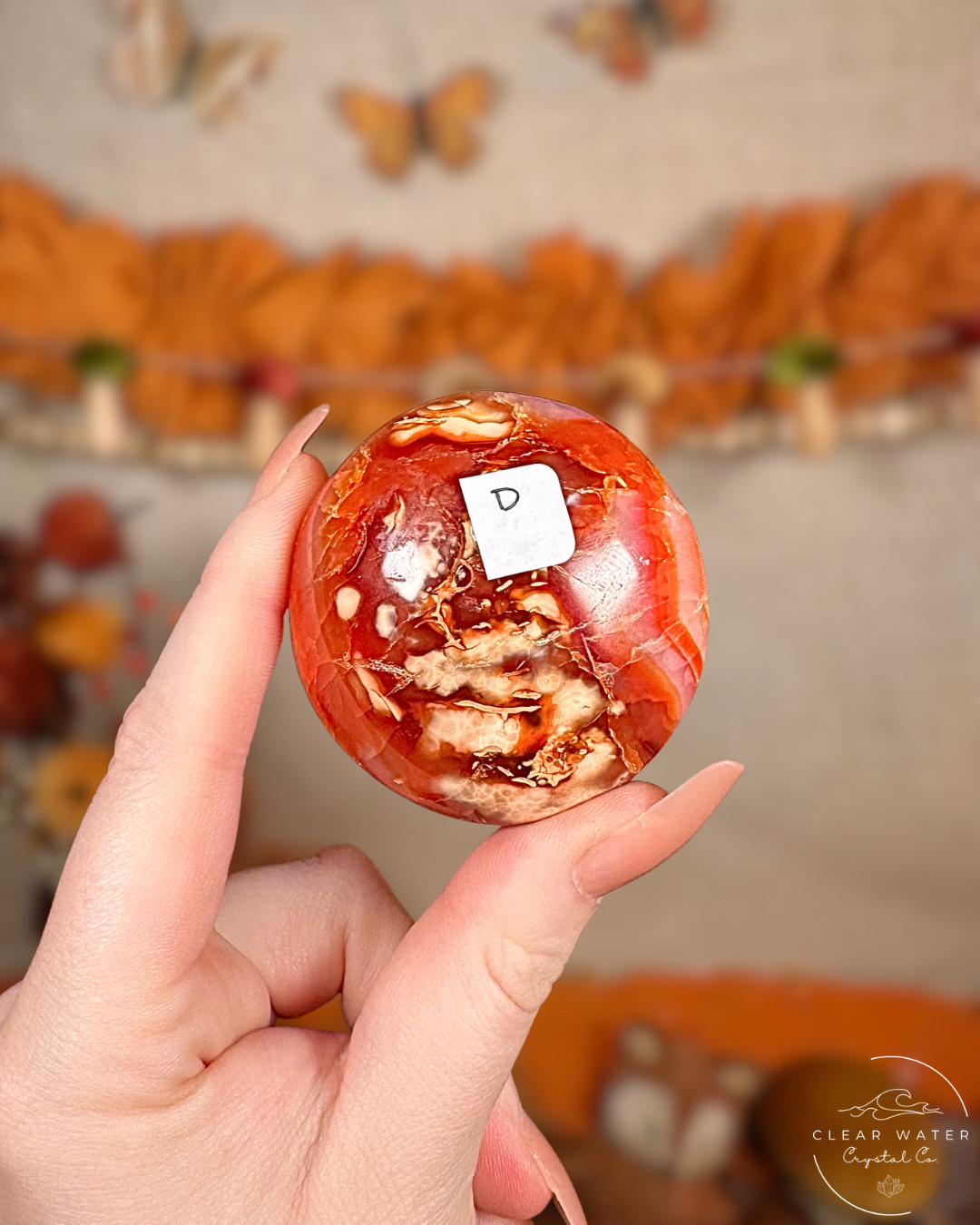 Carnelian Palmstone- Emberstone