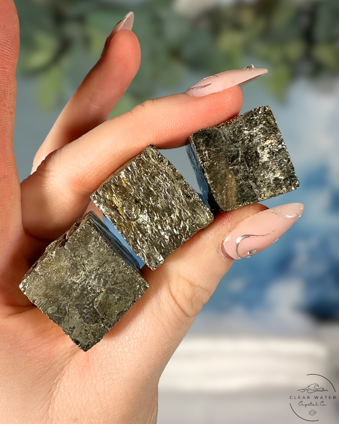 Imperfect Spanish Pyrite Cubes - Metallic Power, Unique Character