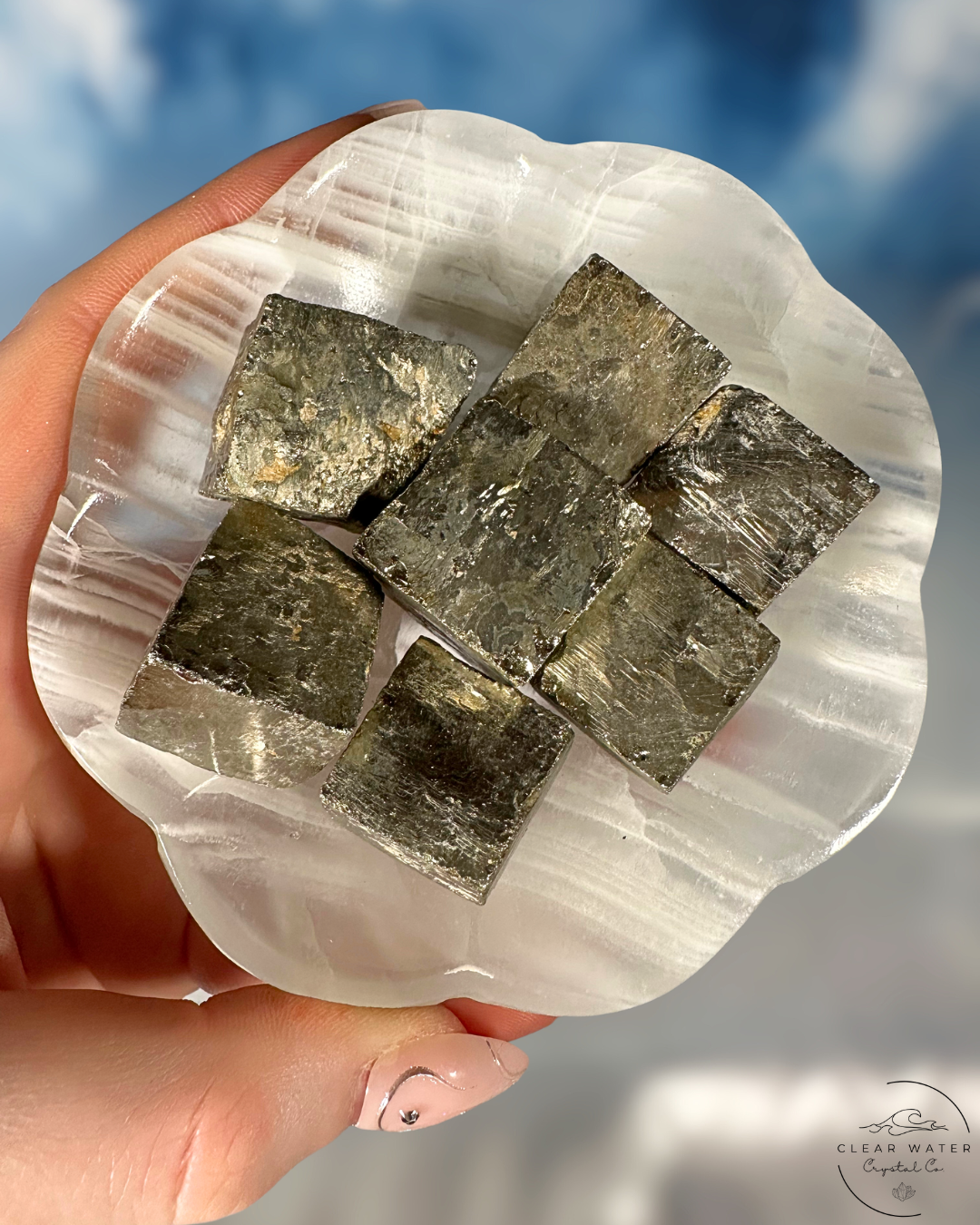 Imperfect Spanish Pyrite Cubes - Metallic Power, Unique Character