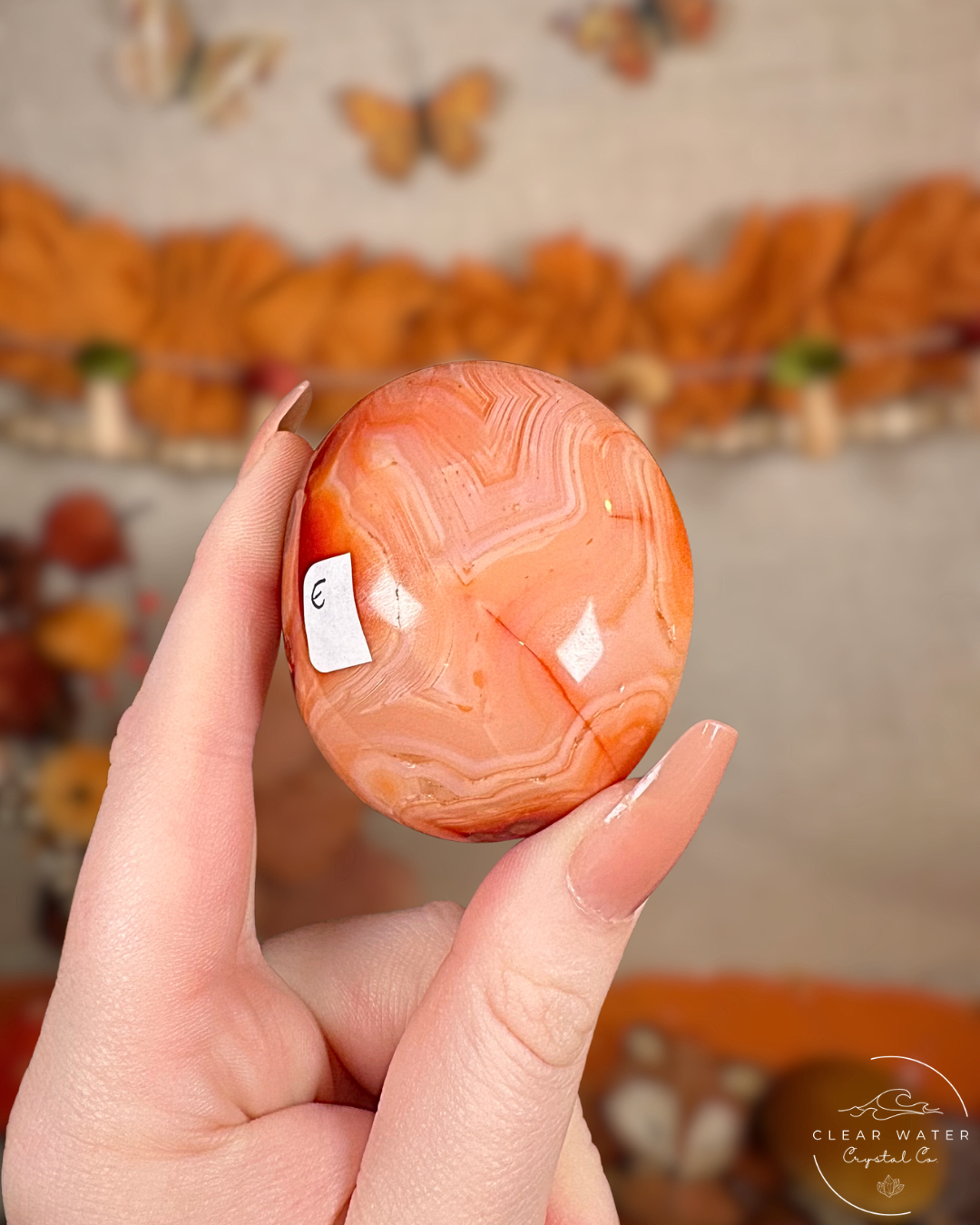 Carnelian Palmstone- Emberstone