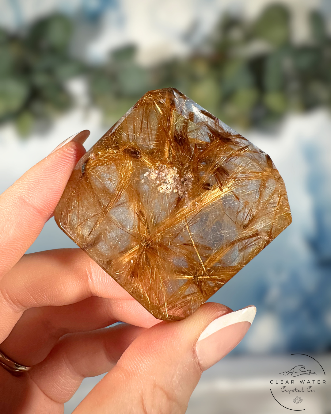 Golden Rutile Freeforms: Solar Flares of Energy