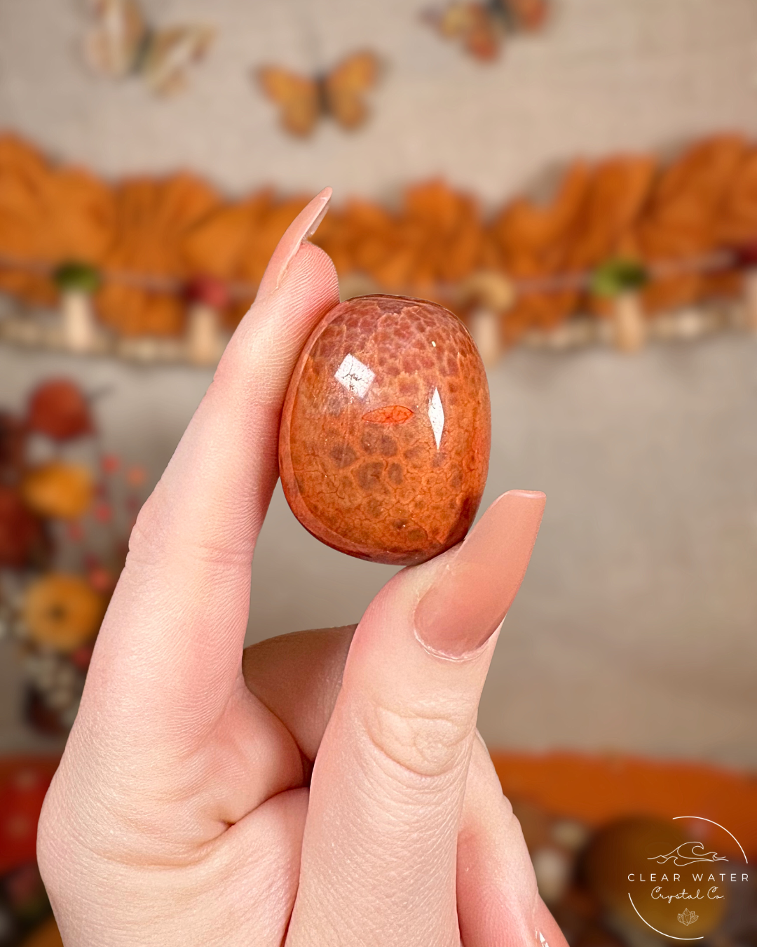 Fire Agate Tumble- FlameKeeper