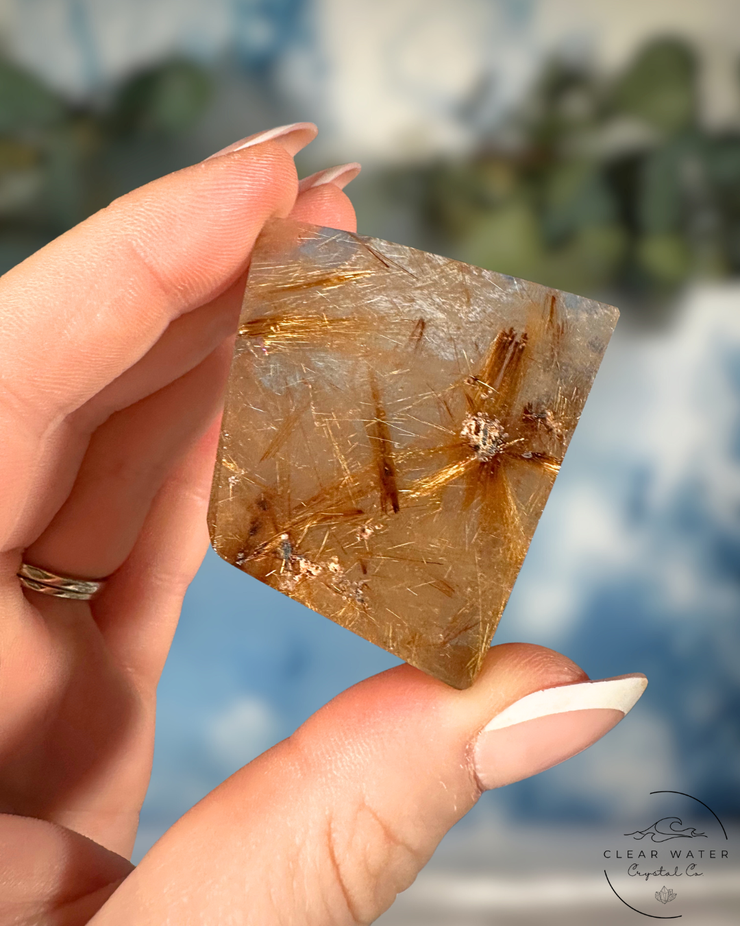 Golden Rutile Freeforms: Solar Flares of Energy