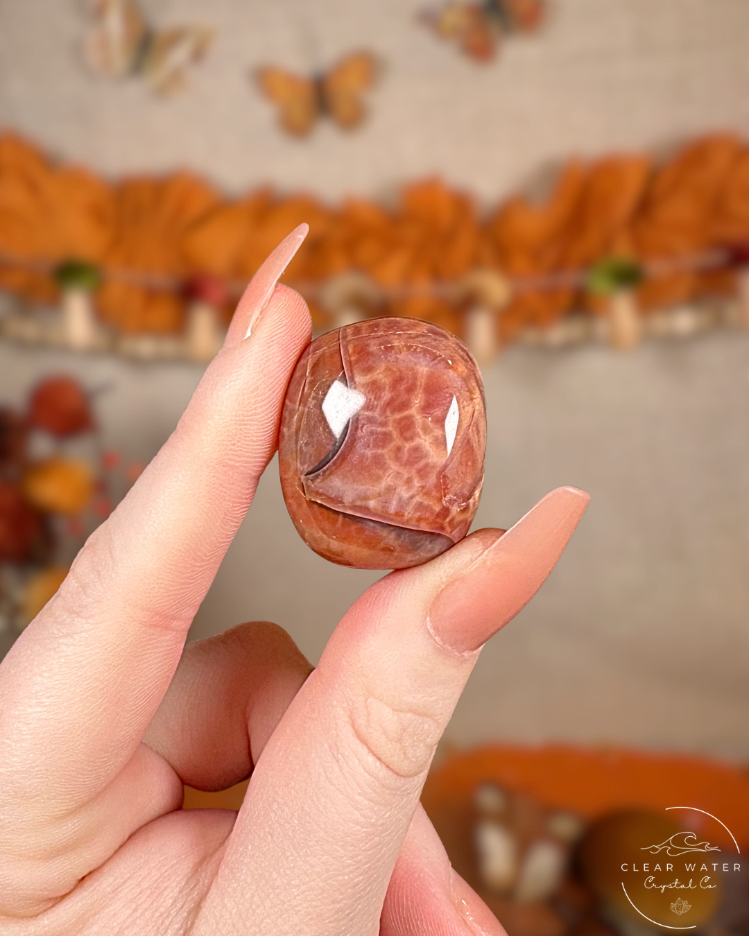 Fire Agate Tumble- FlameKeeper