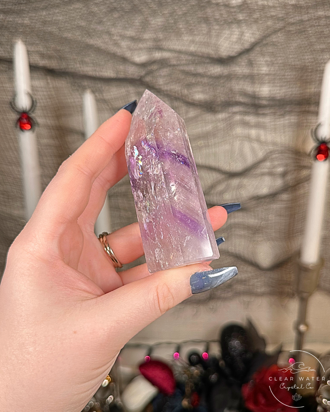 Brazilian Phantom Amethyst Towers