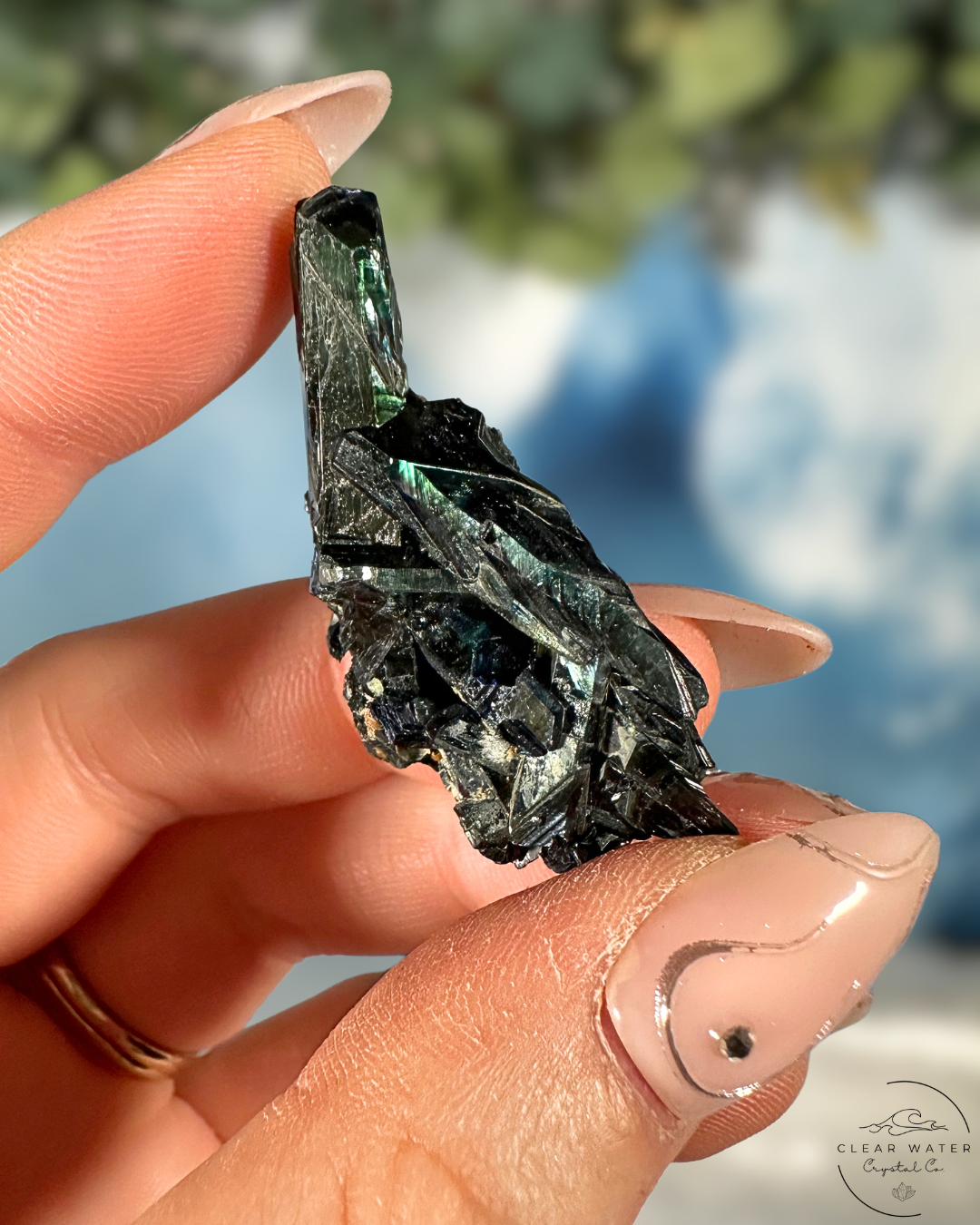 Vivianite Blades: Emerald Depths