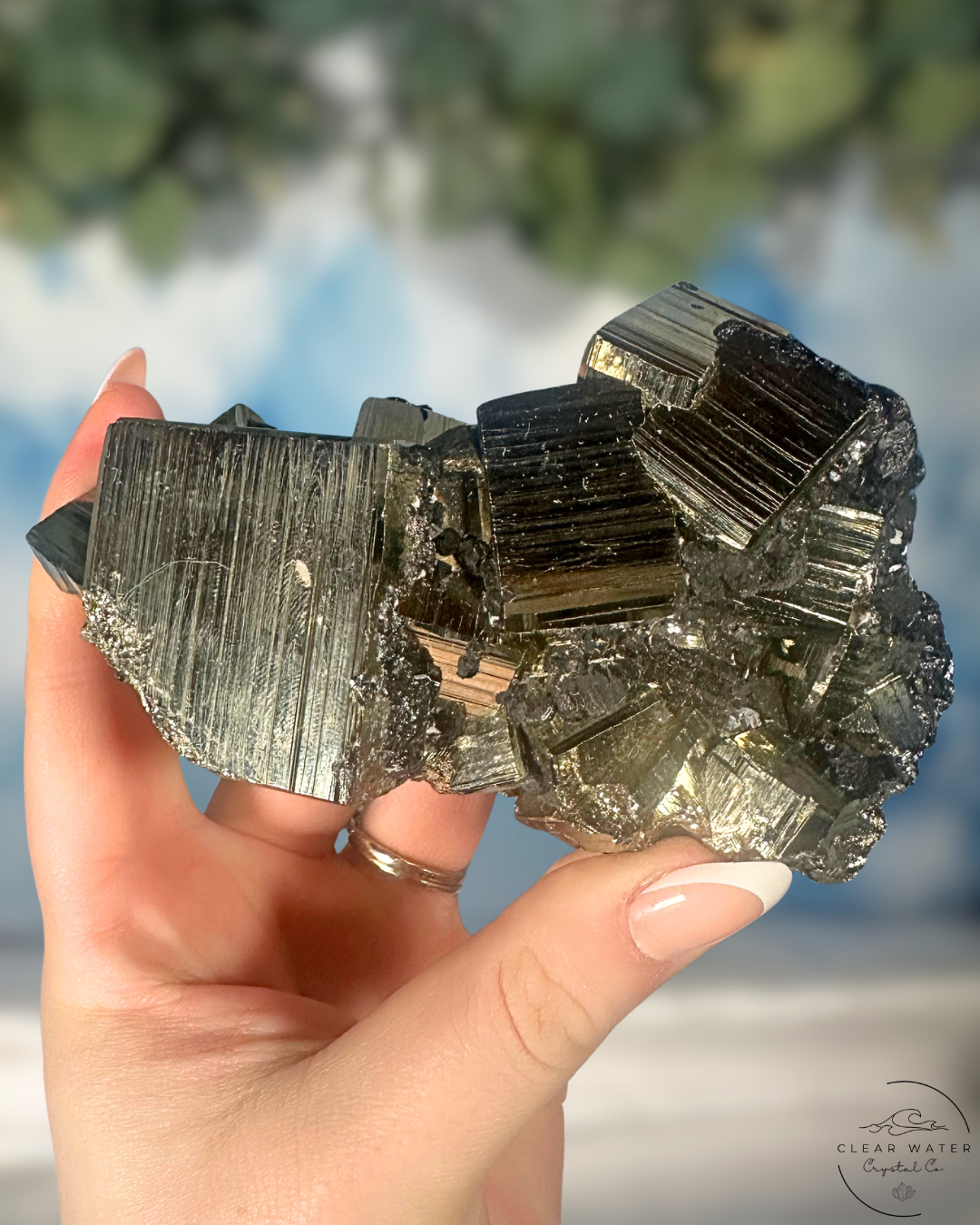 Collector's Grade: Large Cubic Pyrite Specimen from Spain