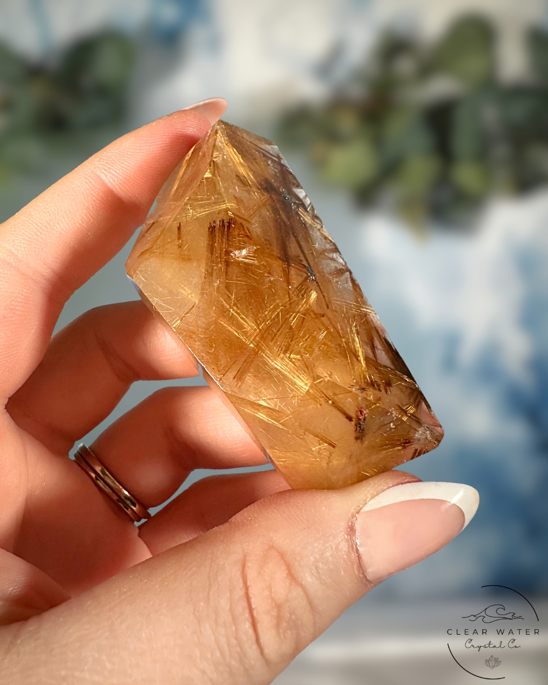 Golden Rutile Freeforms: Solar Flares of Energy