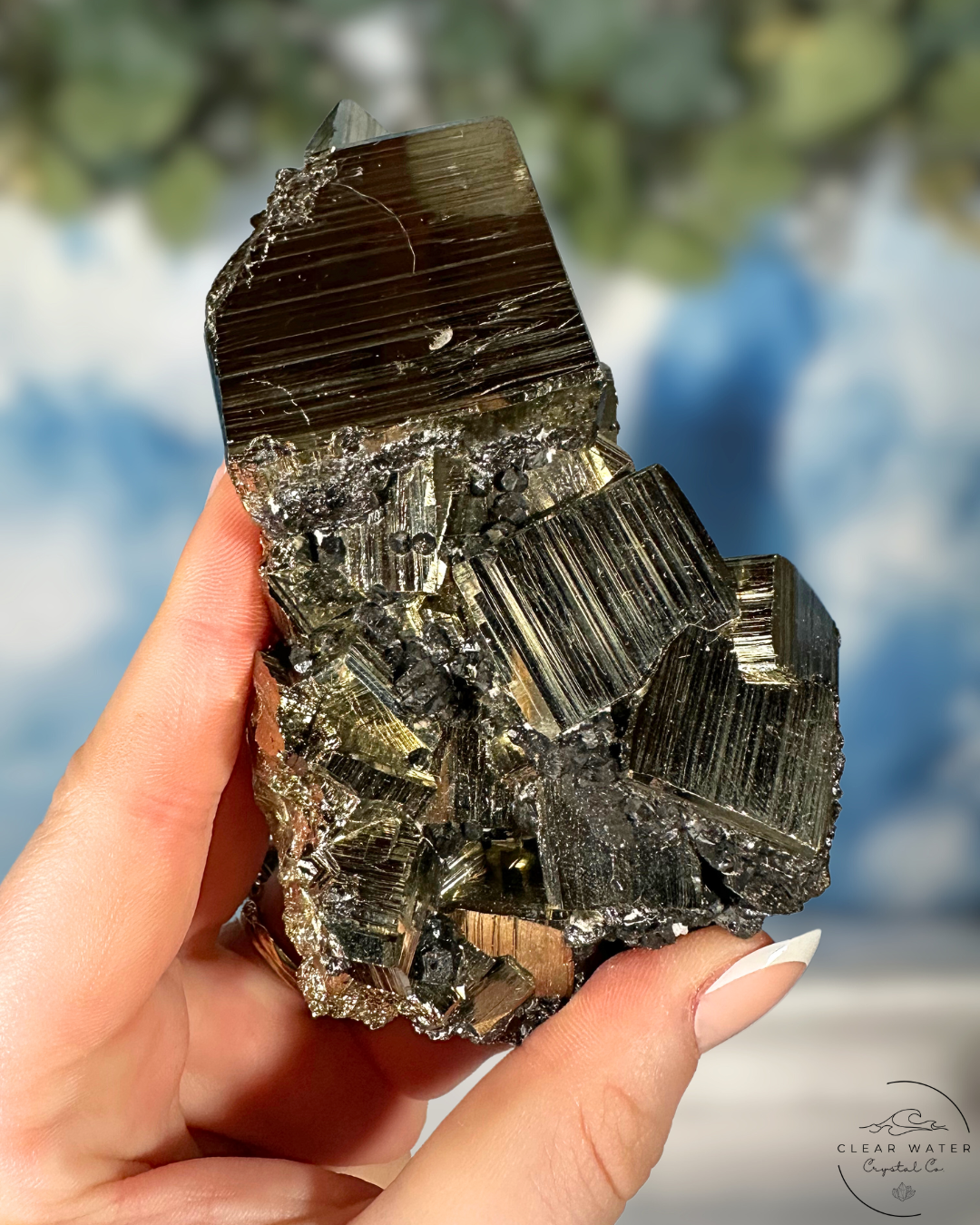 Collector's Grade: Large Cubic Pyrite Specimen from Spain