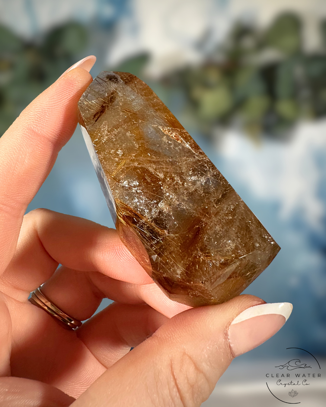 Golden Rutile Freeforms: Solar Flares of Energy