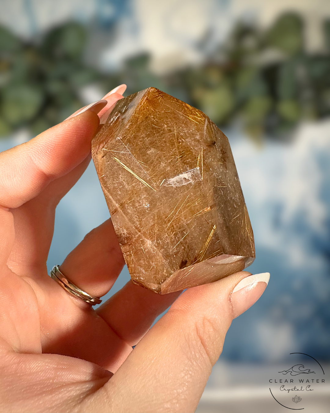 Golden Rutile Freeforms: Solar Flares of Energy