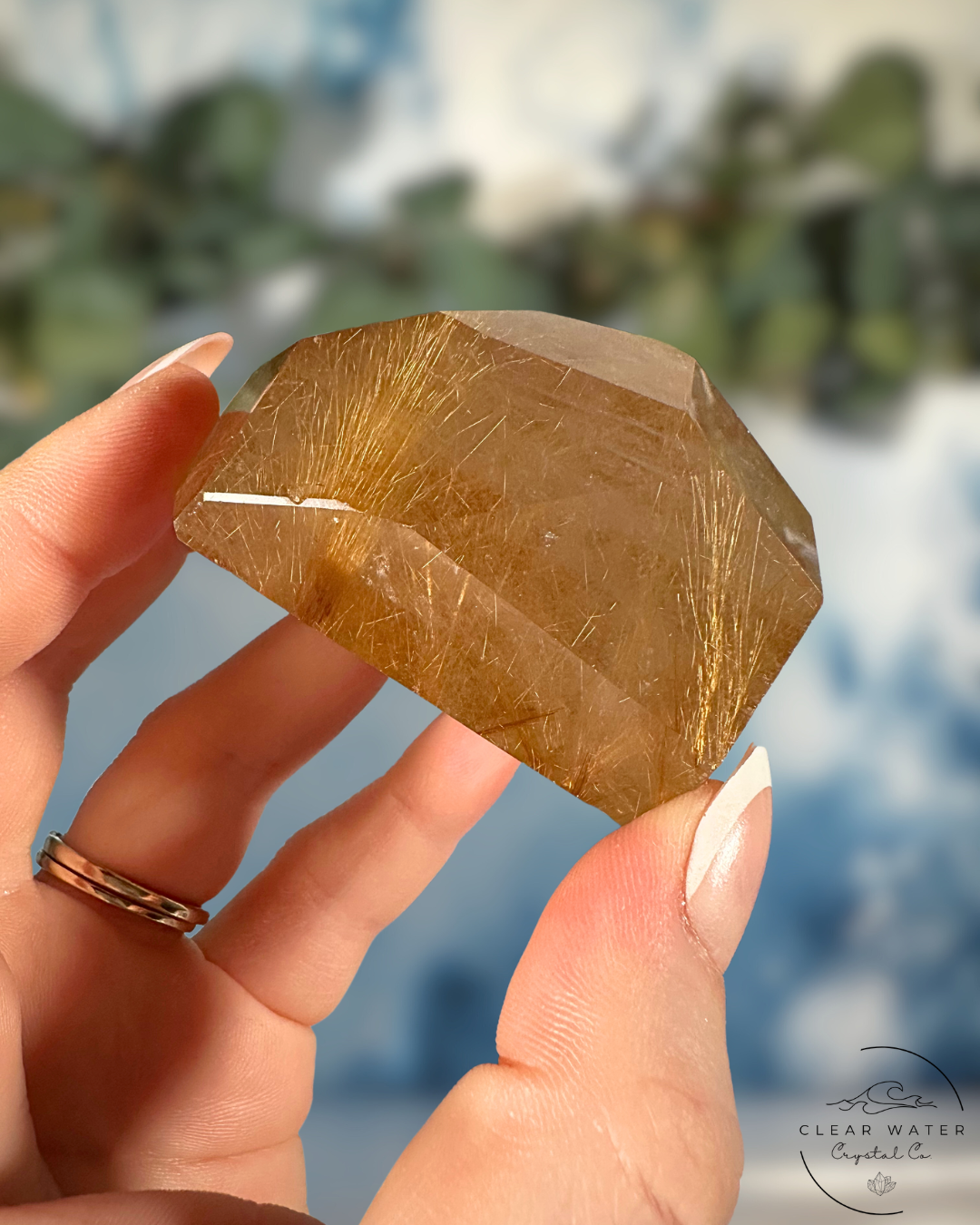Golden Rutile Freeforms: Solar Flares of Energy