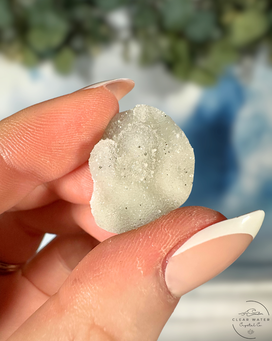 Snow Amethyst Cabochon - A Unique, Frosted Beauty
