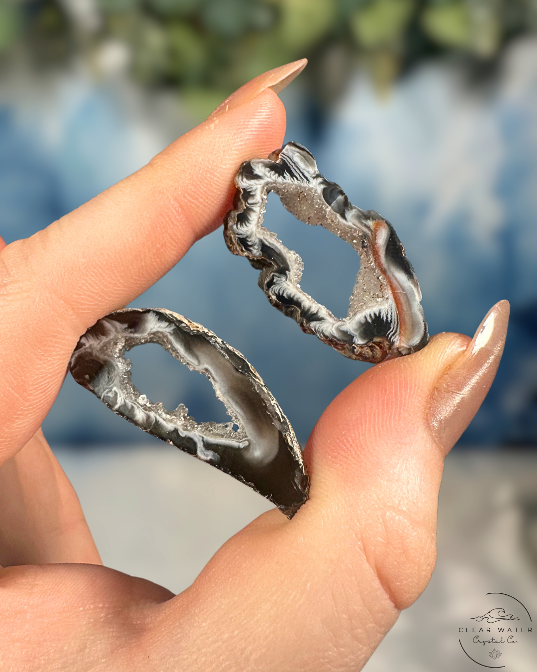 Oco Agate Geode Slice