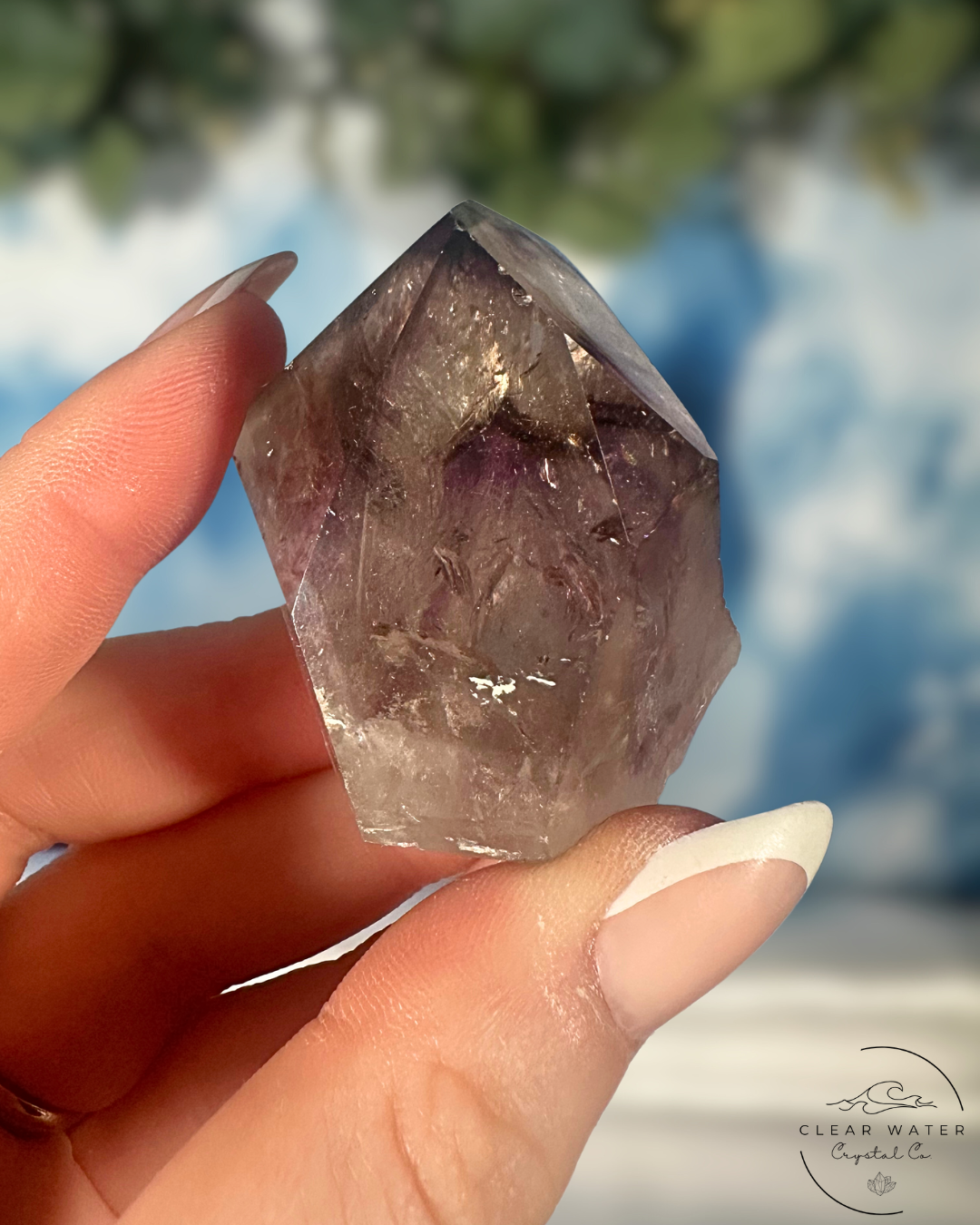 Smoky Amethyst Phantom Points: Bahia's Spectral Beauty