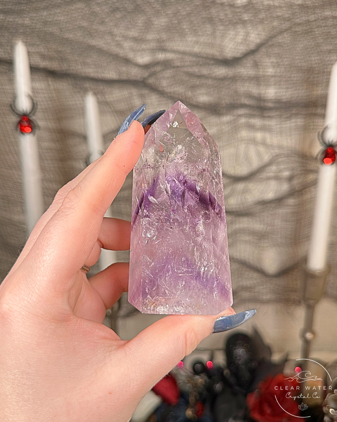 Brazilian Phantom Amethyst Towers