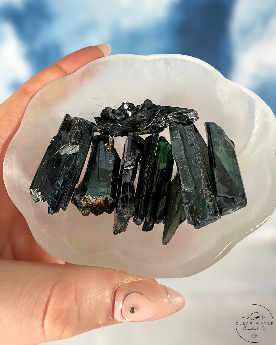 Vivianite Blades: Emerald Depths