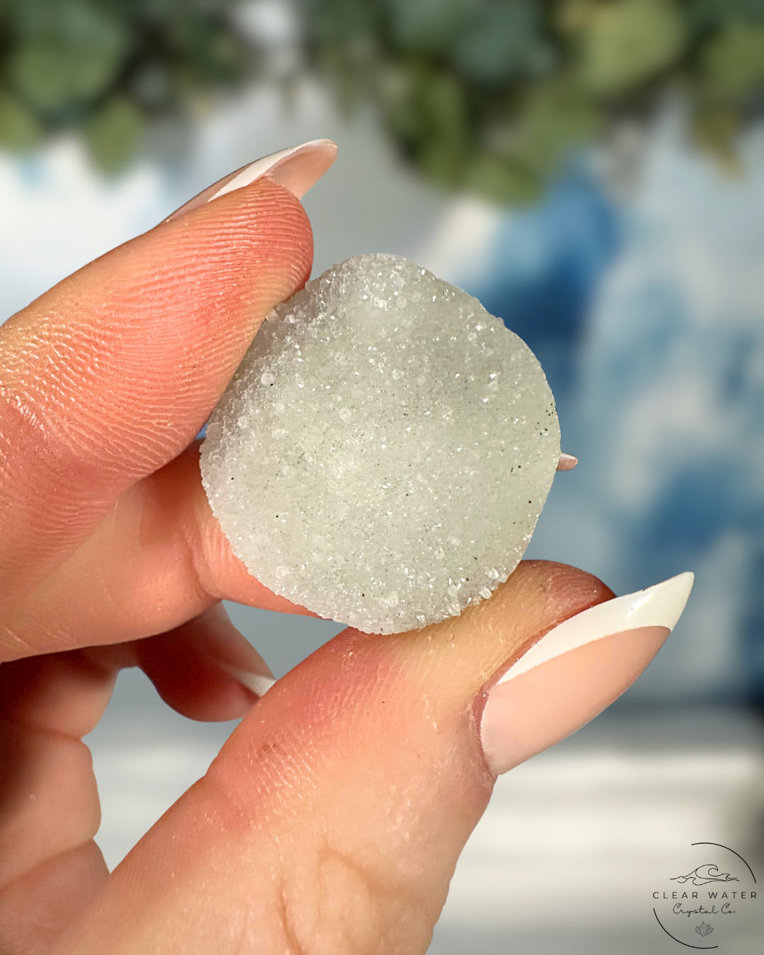 Snow Amethyst Cabochon - A Unique, Frosted Beauty
