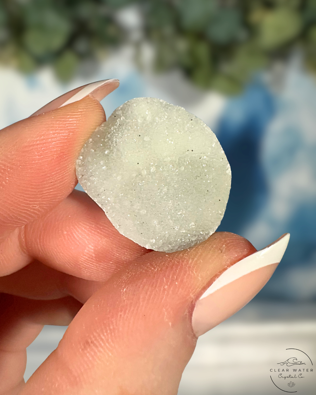 Snow Amethyst Cabochon - A Unique, Frosted Beauty