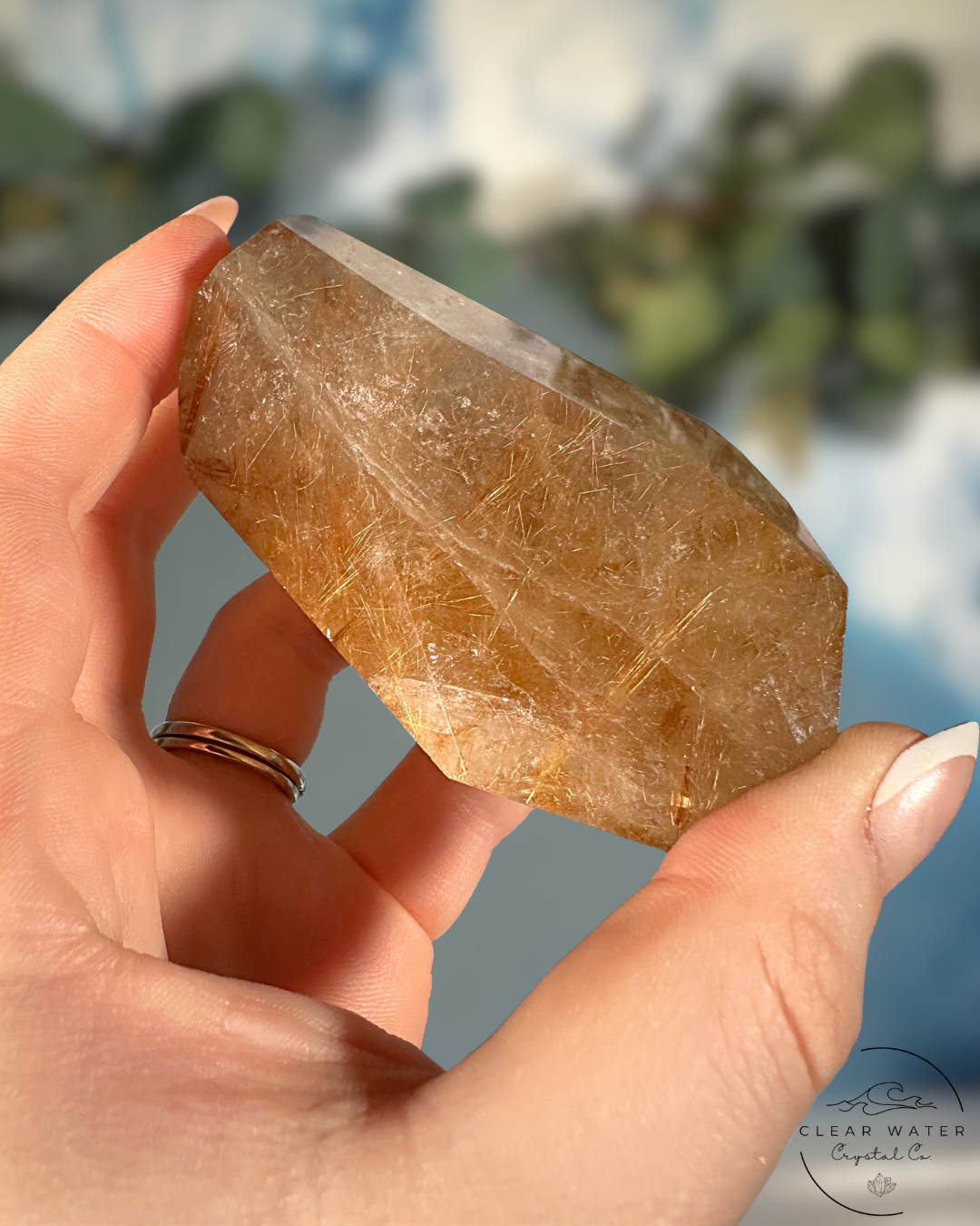 Golden Rutile Freeforms: Solar Flares of Energy