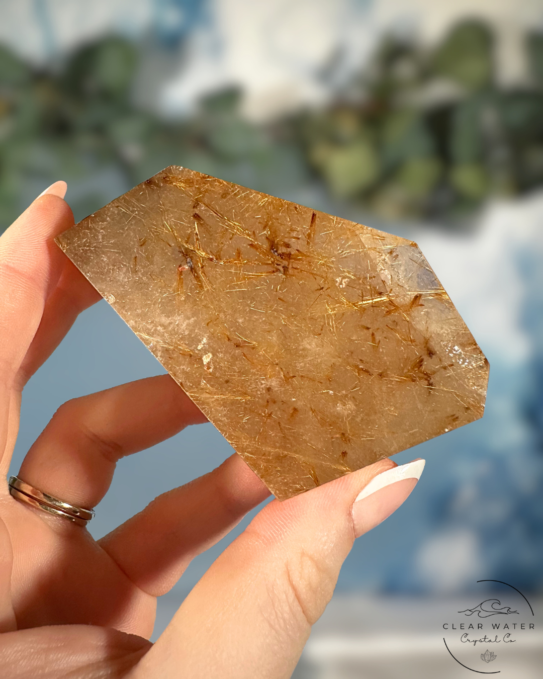 Golden Rutile Freeforms: Solar Flares of Energy