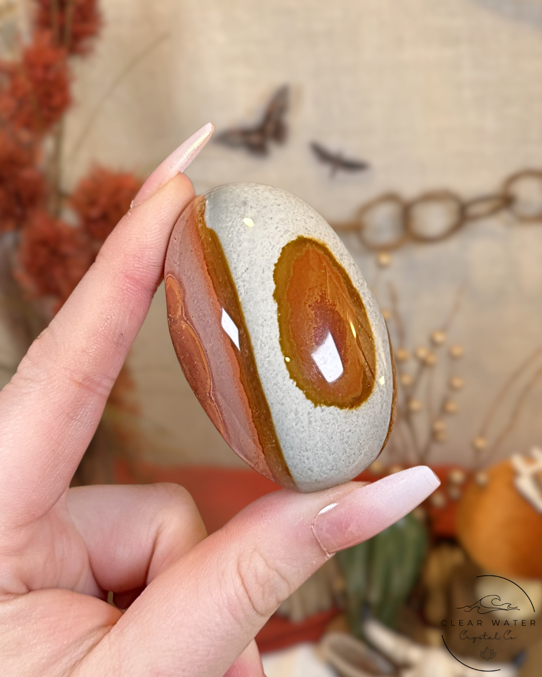 Polychrome Jasper Palmstone- Madagascar
