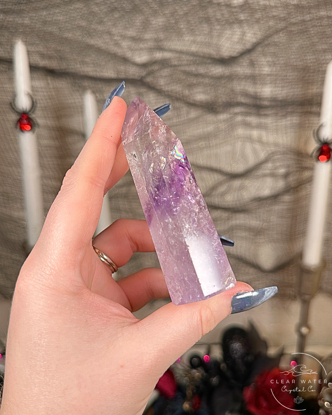 Brazilian Phantom Amethyst Towers
