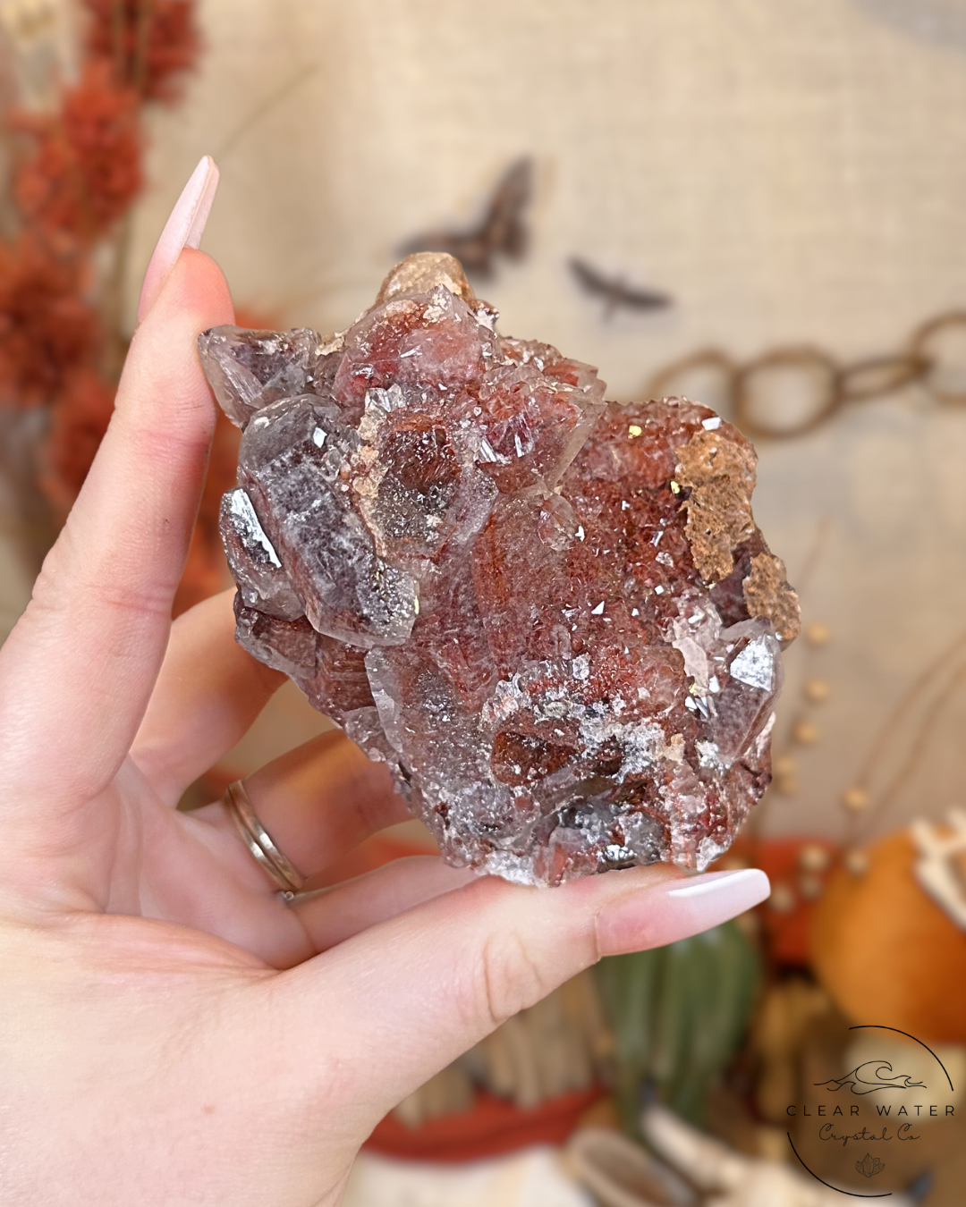 Phantom Blood Quartz specimen- Morocco