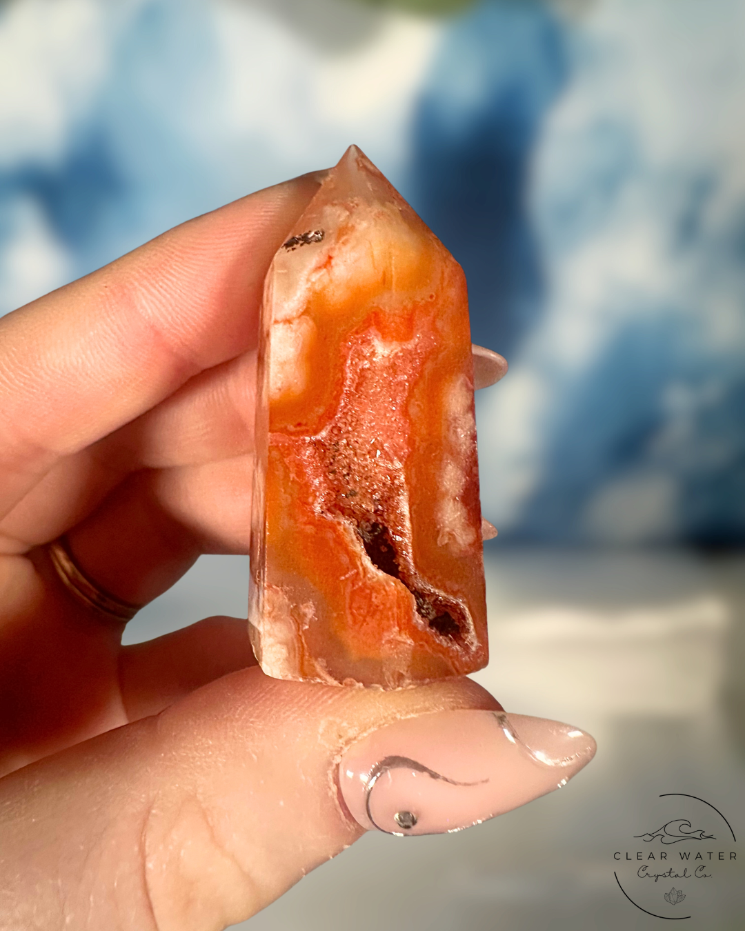 Flower Agate & Carnelian Synergy
