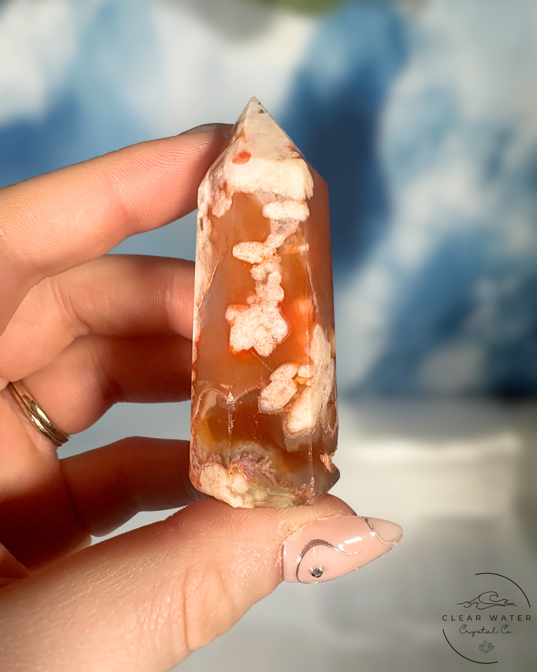 Flower Agate & Carnelian Synergy
