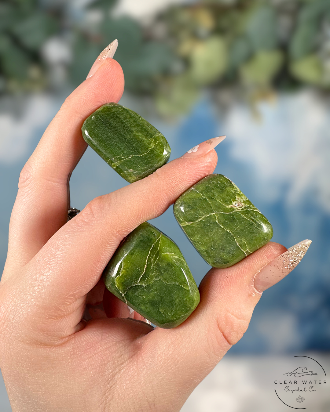 Green Tremolite Tumble - Heartfelt Serenity & Gentle Renewal