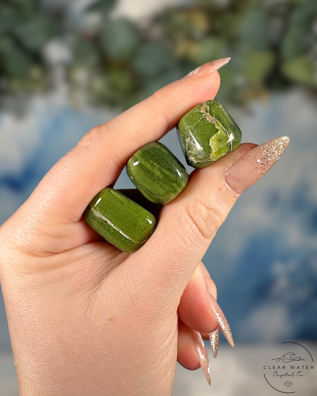 Green Tremolite Tumble - Heartfelt Serenity & Gentle Renewal