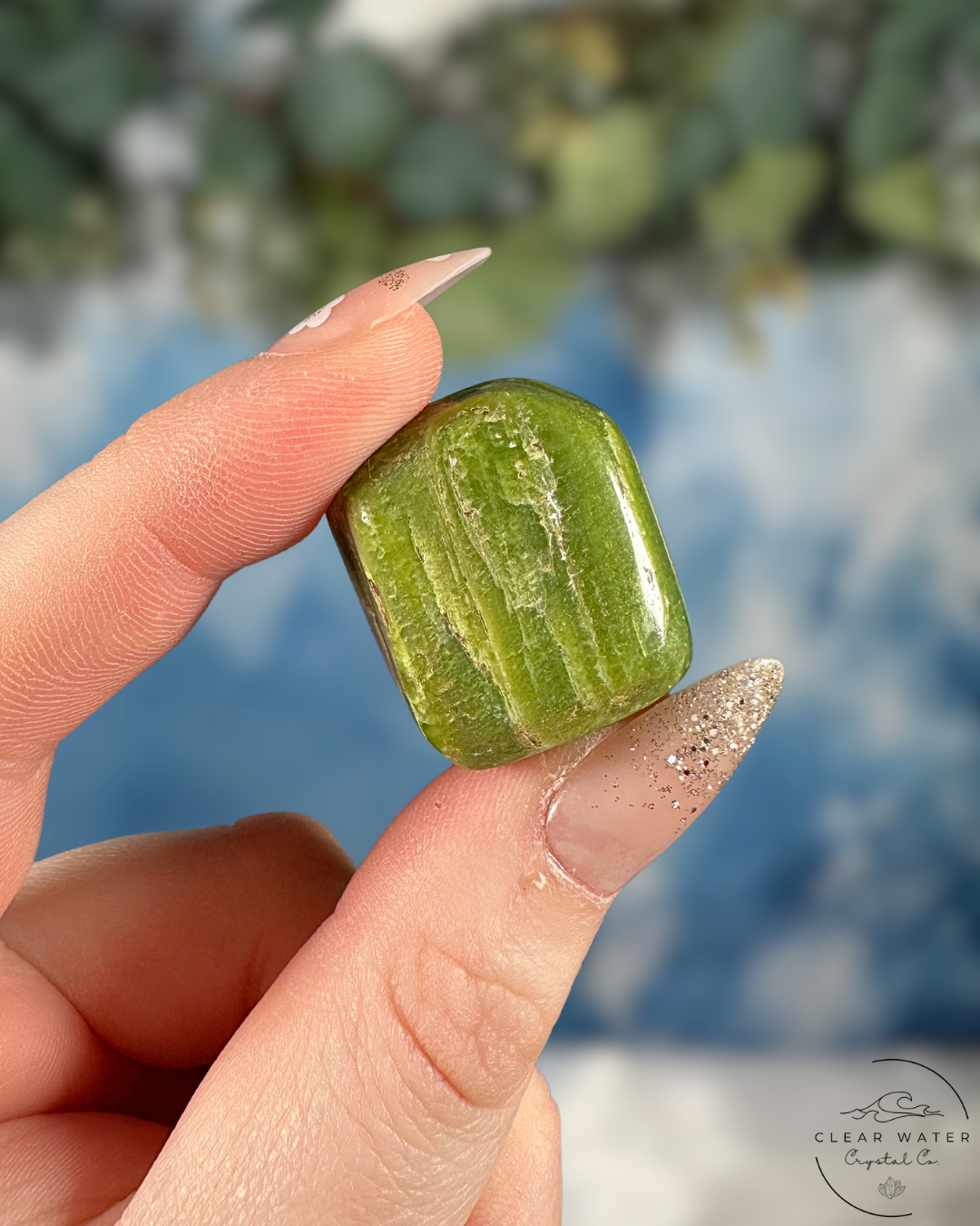 Green Tremolite Tumble - Heartfelt Serenity & Gentle Renewal