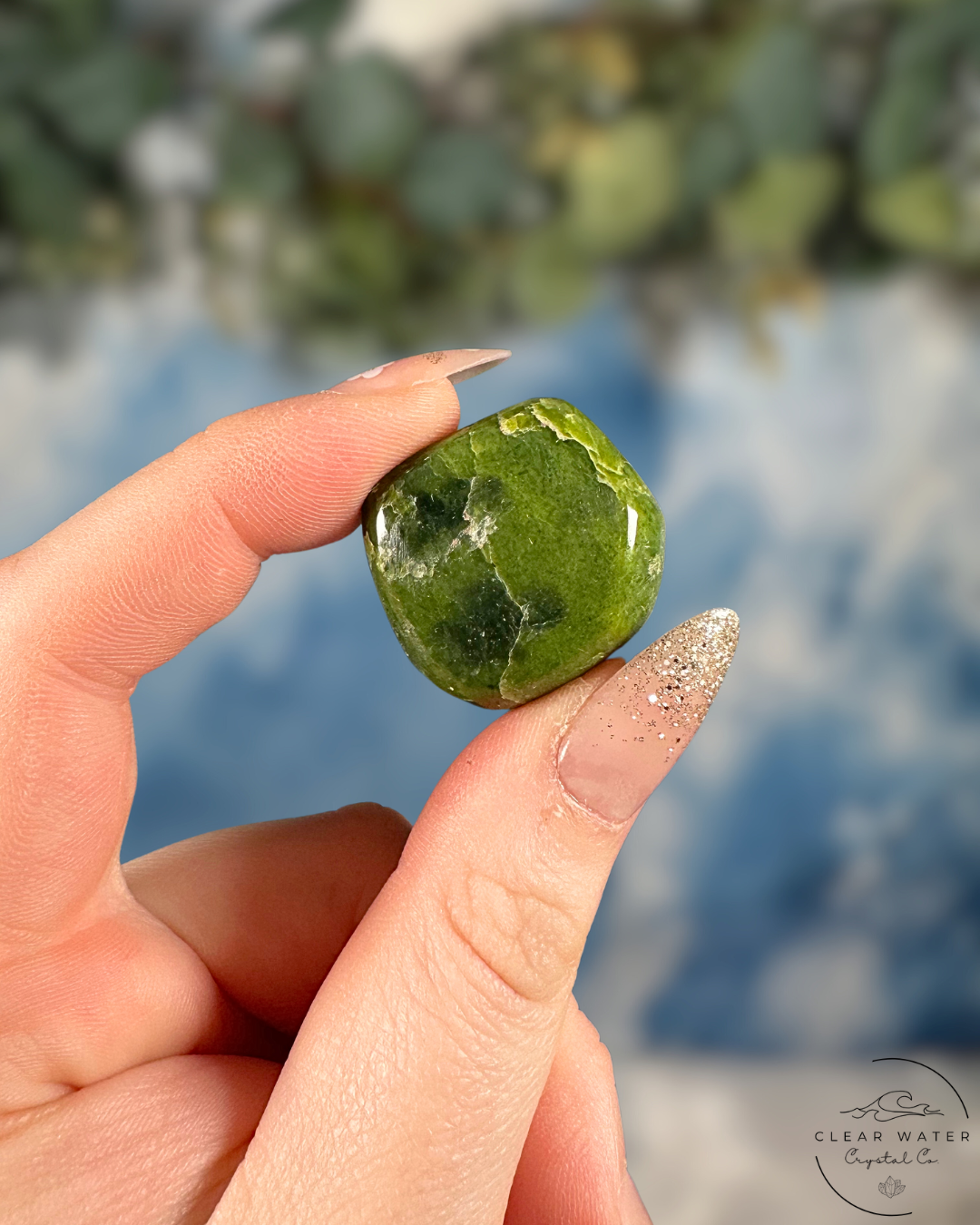 Green Tremolite Tumble - Heartfelt Serenity & Gentle Renewal