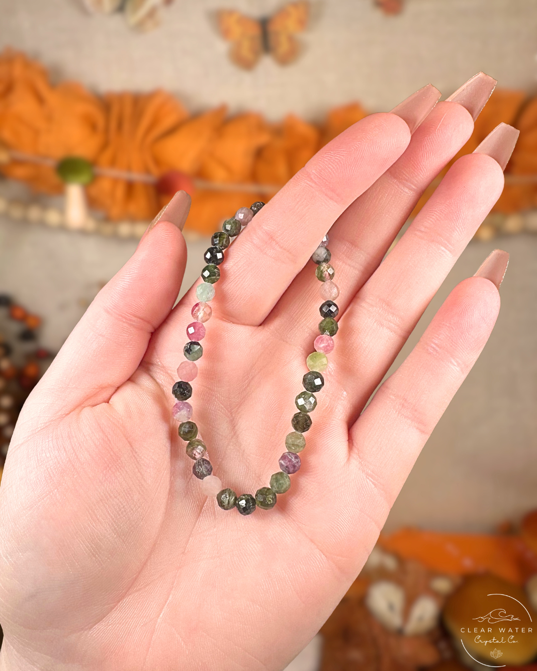 Watermelon Tourmaline Bracelet (Faceted)
