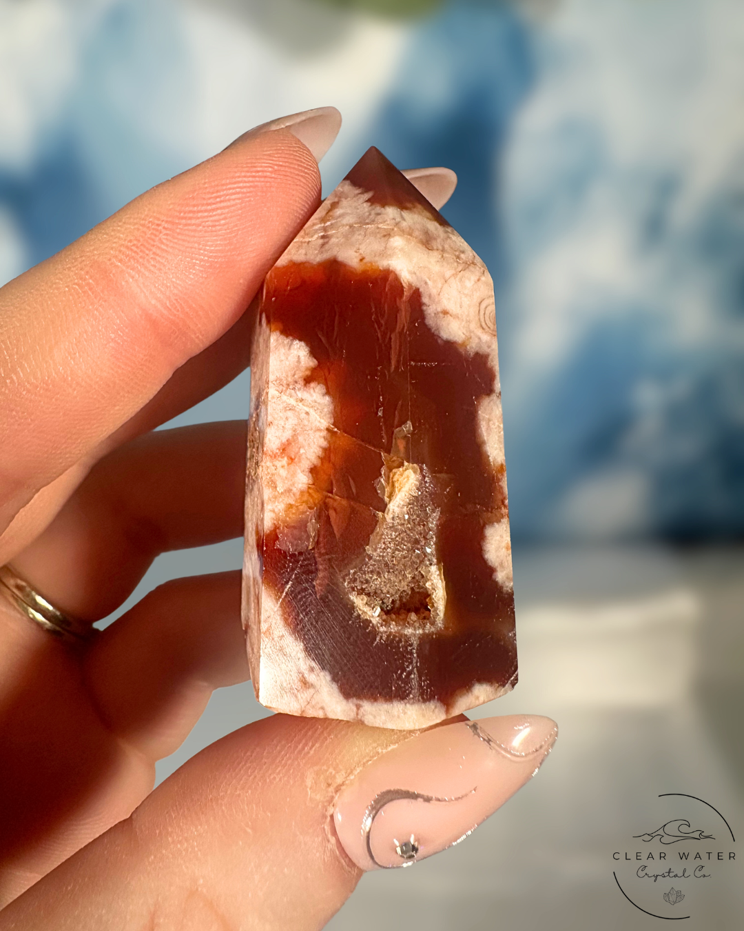 Flower Agate & Carnelian Synergy