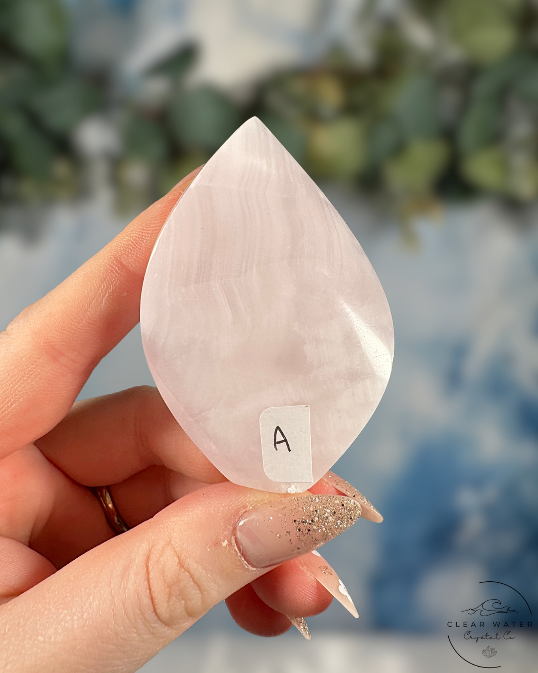 Mangano Calcite Flames from Pakistan - Gentle Glow & UV Reactive Magic