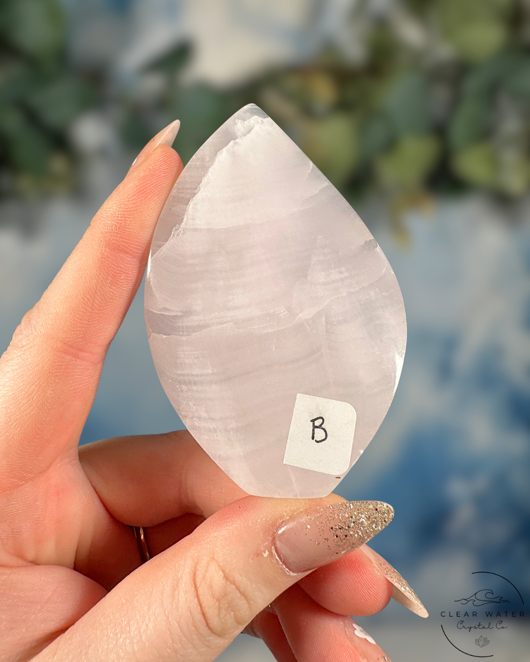 Mangano Calcite Flames from Pakistan - Gentle Glow & UV Reactive Magic
