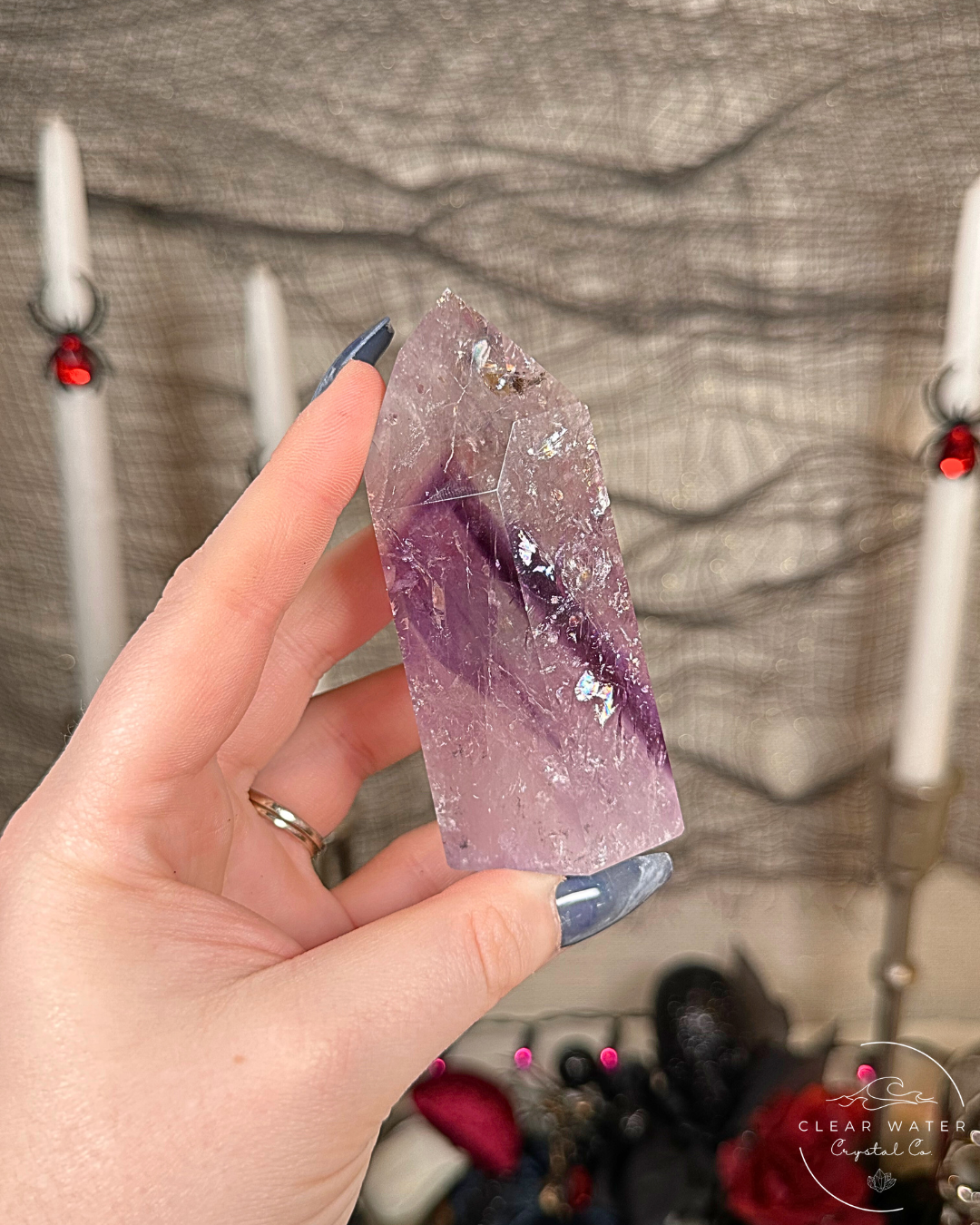 Brazilian Phantom Amethyst Towers