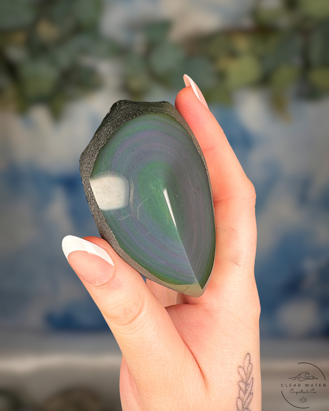 Rainbow Obsidian Freeforms: Untamed Radiance