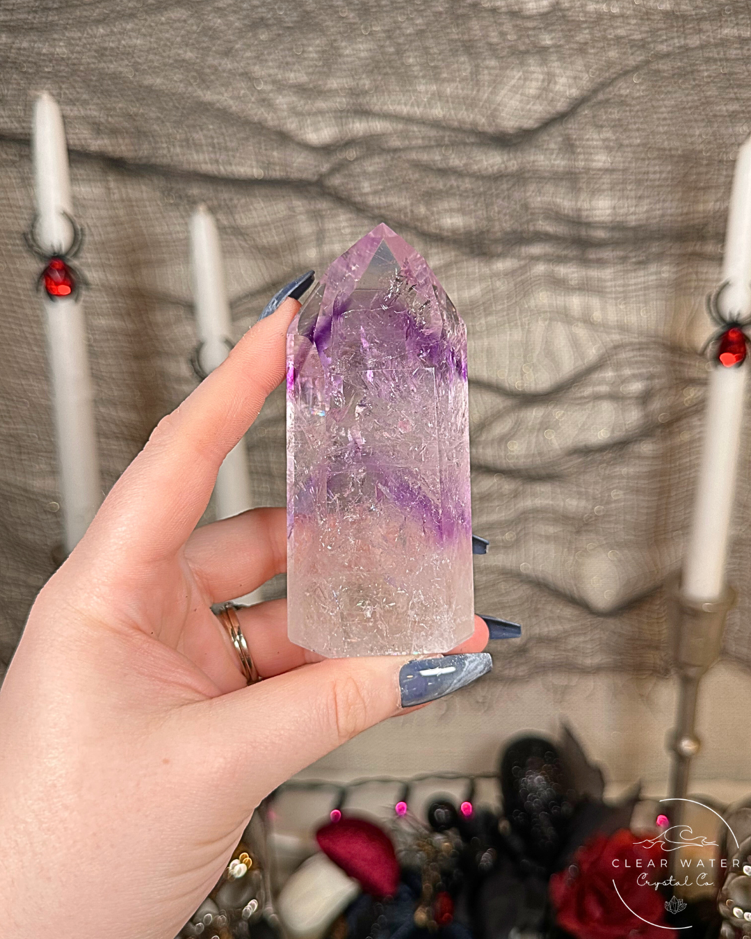 Brazilian Phantom Amethyst Towers